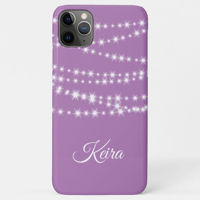 Lumières à cordes personnalisées sur coque iphone  (Dos)