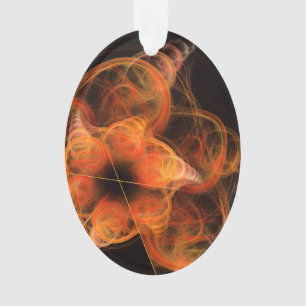 Lumières Art Abstrait Acrylique Oval