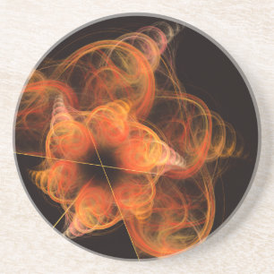 Lumières Art Abstrait Dessous de verre en grès