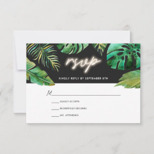 Lumières de Neon   Mariage tropical RSVP
