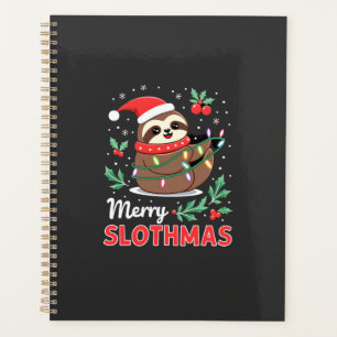 Lumières de Noël drôles de paresseux Joyeux Slothm