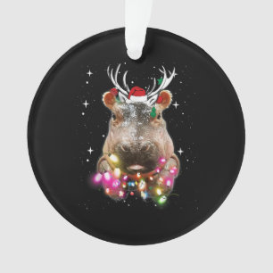 Lumières de Noël Hippo Fiona Hippopotamus Lover