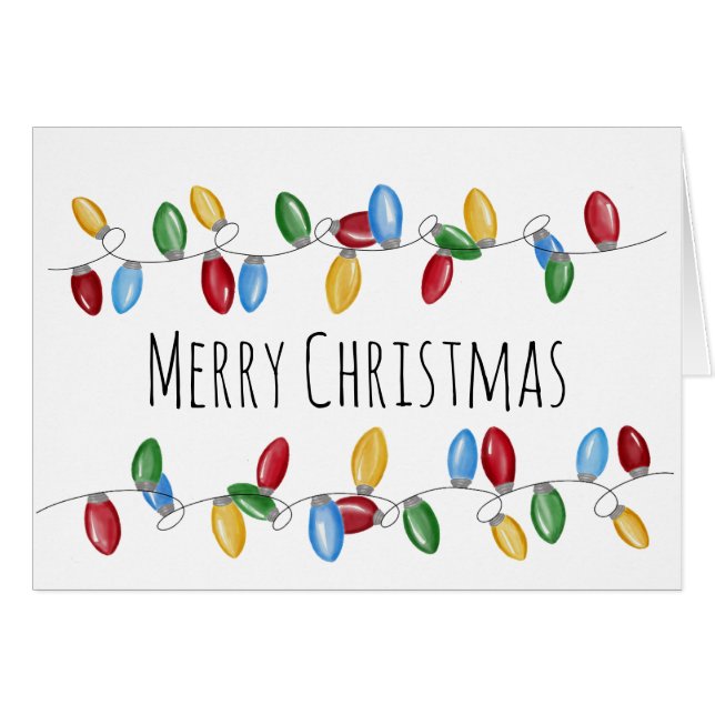 Lumières de Noël Vintage (Devant horizontal)