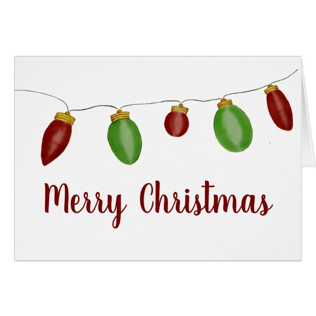 Lumières de Noël Vintage (Devant horizontal)