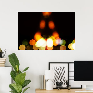Lumières de Paris, Affiche d'art de la Tour Eiffel