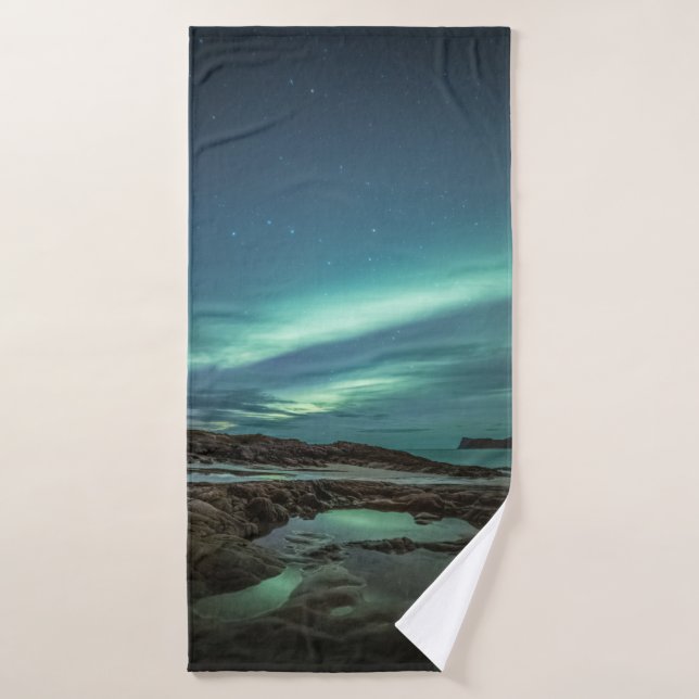 Lumières du Nord (Serviette de bain)