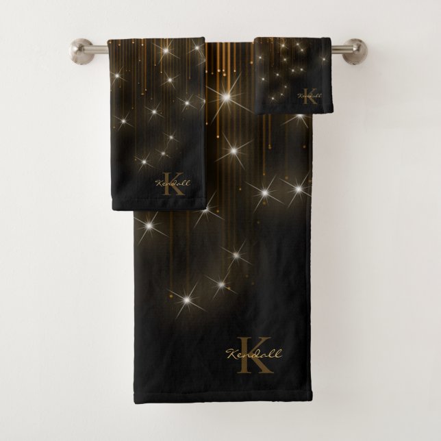 Lumières en cascade Monogramme Gold ID789 (En situation)