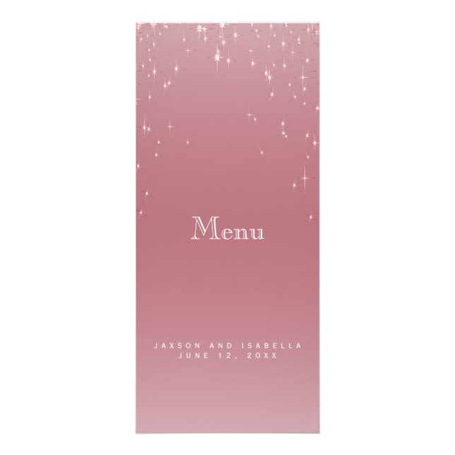 Lumières Gold Star Rose Blush - Menu (Devant)