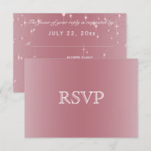 Lumières Gold Star Roses Blush - RSVP