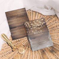 Lumières Rustiques en Bois & Guirlandes | RSVP Bro