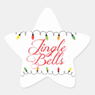 Lumières scintillantes Stickers Star de Noël
