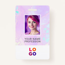 Lumina Opal Business Logo, Foto, QR Code, Name ID Ausweis
