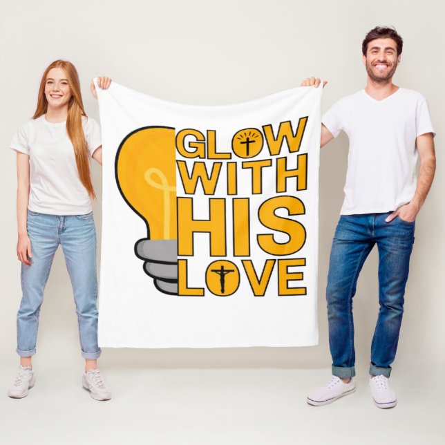 Luminaire Avec Sa Couverture En Fleece Amour (En situation)