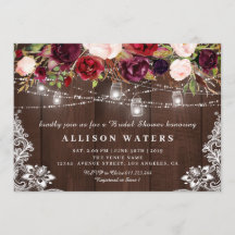 Luminaires à cordes rustiques invitation à la douc