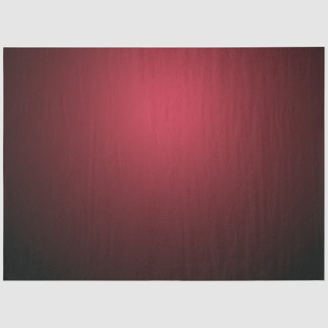 Lumineszent Red Gradient Ombre Seidenpapier (Vorderseite)
