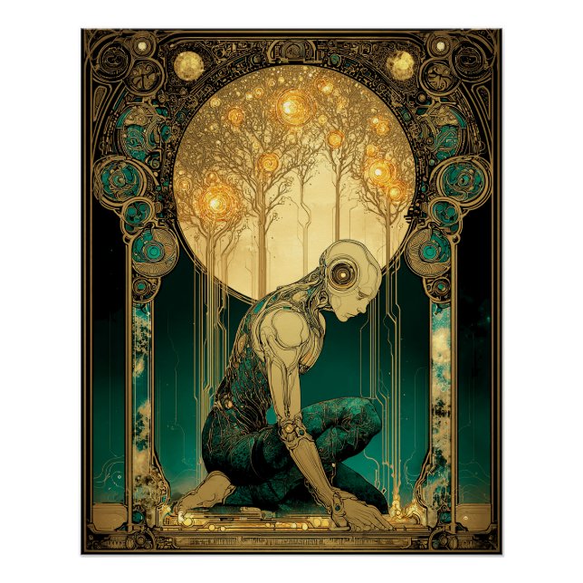 Lumineszente Himmelfahrt Poster (Vorderseite)