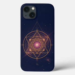 Lumineszierendes Mandala der goldenen Harmonie Case-Mate iPhone Hülle