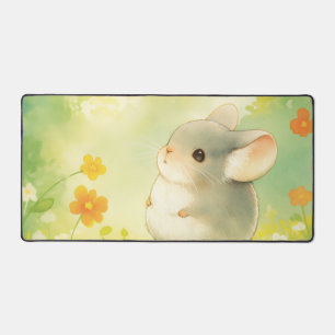Lumineuse Chinchilla Orange Fleur Sauvage Prairie 