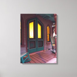 Lumineuse du soir - Toile de vignoble de Martha Im