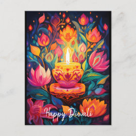 Luminous Diwali Splendor Postkarte