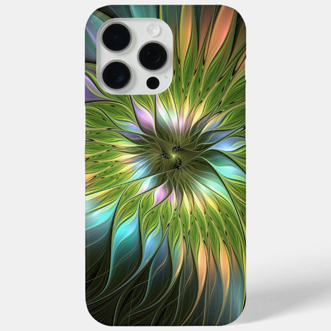 Luminous Fantasy Blume Fraktal Art Case-Mate iPhone Hülle (Rückseite)