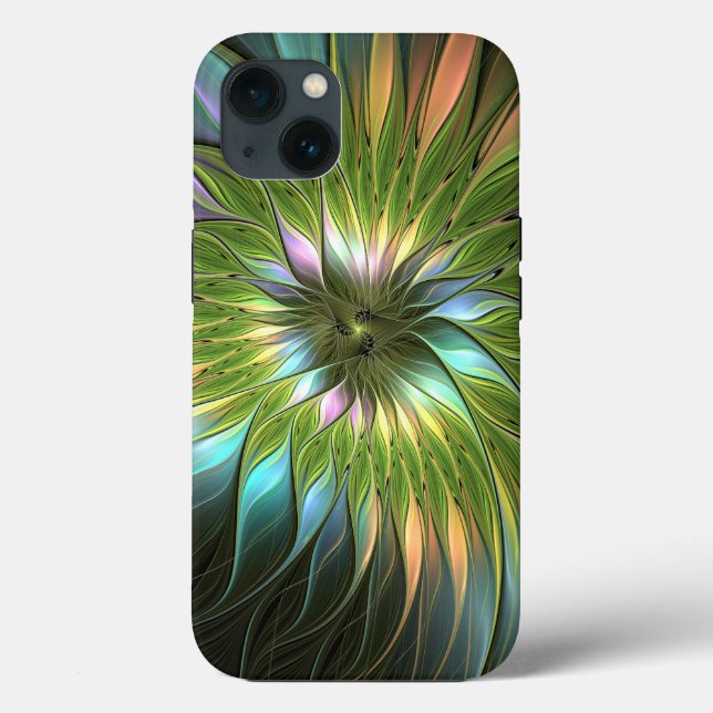 Luminous Fantasy Blume Fraktal Art Case-Mate iPhone Hülle (Rückseite)