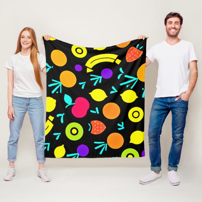 Luminous Fruit Fiesta Fleecedecke (Beispiel)