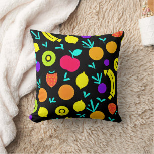 Luminous Fruit Fiesta Kissen