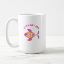 Luminous Heart Fish: Radiant Neon Kawaii Sea Life 
