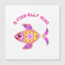 Luminous Heart Fish: Strahlende Neon-Kawaii-Meeres