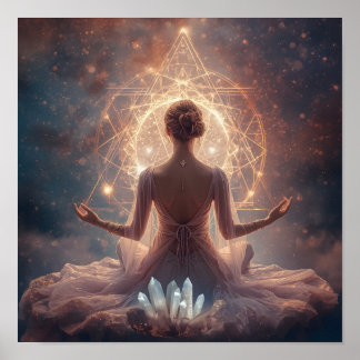 Luminous Kristall-Meditation Poster