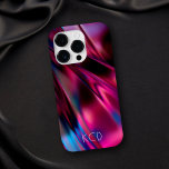 Luminous Liquid Metal Monochrome Rosa mit Name Case-Mate iPhone 14 Pro Hülle<br><div class="desc">Dieses wunderschöne Handy verfügt über einen fuchsienfarbenen und blauen Hintergrund aus flüssigem Metall mit modernem,  anpassbarem Text. Sie können es mit Ihrem eigenen Namen oder Monogramm personalisieren. Dieses Gerät Gehäuse macht ein wunderbares Geburtstagsgeschenk für jedermann oder sogar ein kleine Geschenk für den Urlaub.</div>