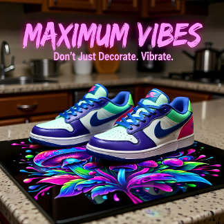 Luminous Mushroom Fantasy Bloom Fliese