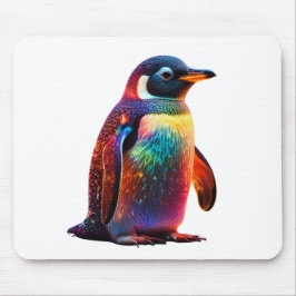 Luminous Penguin Charm Mousepad
