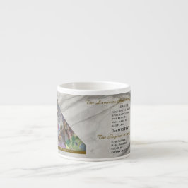 Luminous Rosary Mysteries #1: Baptism of Jesus Espressotasse