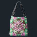Luminous Zen Lotus Tragetaschen Mit Langen Trägern<br><div class="desc">In a stellar kaleidoscope the spirit of the Zen Lotus centers its energy. Center your energy and become as one with this cosmic tote of the new age. Pack your bag with your mat and block and blanket and head for the ashram to do your practice. Perfect for all your...</div>