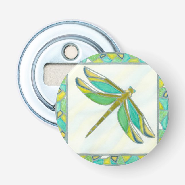 Luminy Pastel Dragonfly von Vanna Lam Flaschenöffner (Vorderseite)