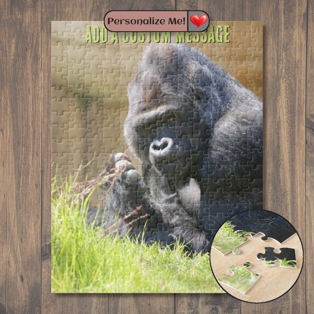 Lümmelnder Gorilla (Lounging Gorilla Jigsaw Puzzle)