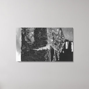 Lummi Island, WA - Lummi Rocks View with Row Leinwanddruck