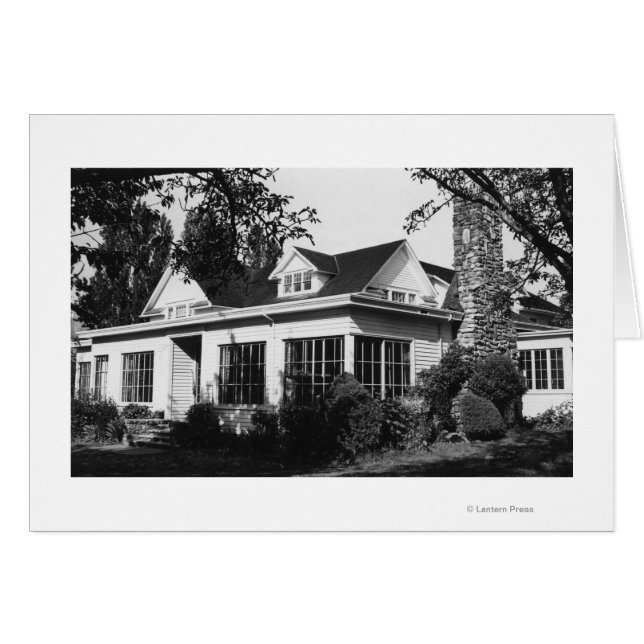 Lummi Island, WA - View Loganita Lodge Fotograf (Vorderseite (Horizontal))
