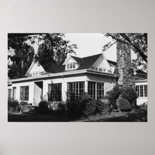 Lummi Island, WA - View Loganita Lodge Fotograf Poster