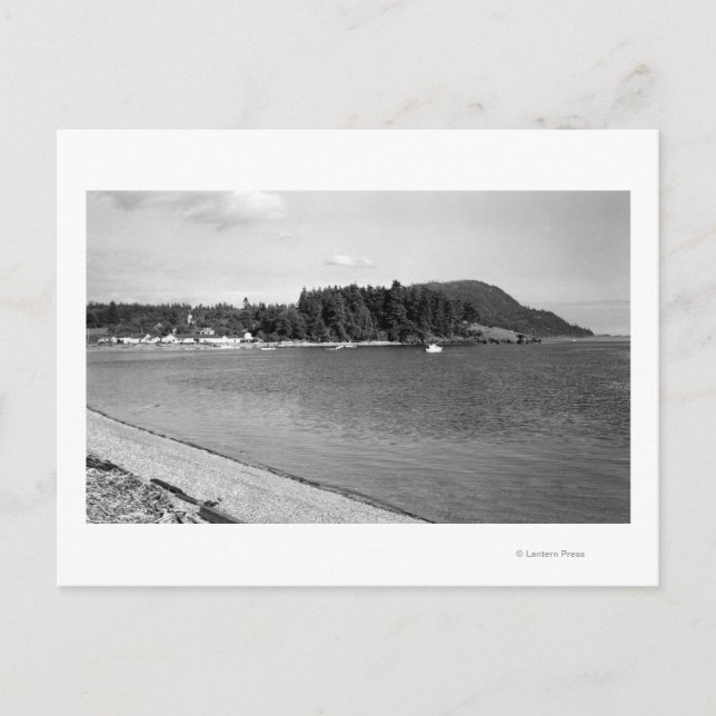 Lummi Island, WA - View of Lago Bay Foto Postkarte (Vorderseite)