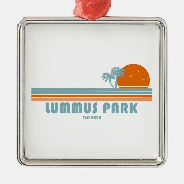 Lummus Park Florida Ornament Aus Metall (Vorne)