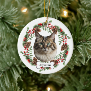 Lumpenkatze Keramik Ornament