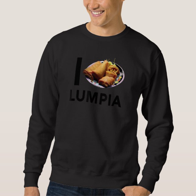 Lumpia Love Filipino Spring Roll Asian Snack Food  Sweatshirt (Vorderseite)