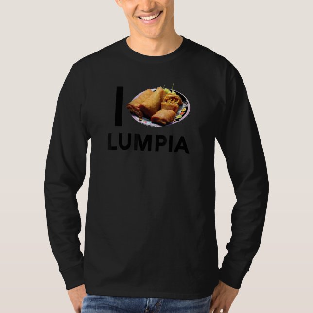 Lumpia Love Filipino Spring Roll Asian Snack Food  T-Shirt (Vorderseite)