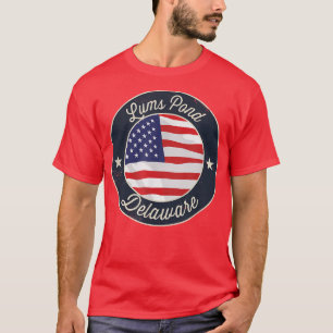 Lums Pond - Patriotisches Delaware-Souvenir-T-Shir T-Shirt