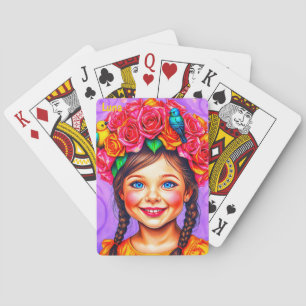 LUNA ~ EASTER BONNET ~ Niedliche Girl Birds ~ Spielkarten