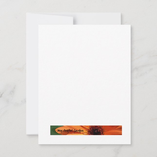 Luna Goddess Flat Note Card Mitteilungskarte (Rückseite)