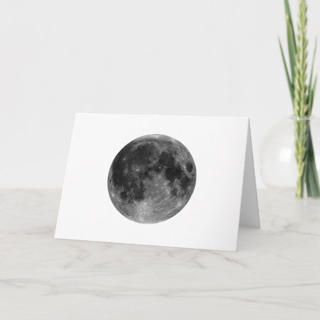 Luna llena Tarjeta de agradecimiento Dankeskarte (Vorderseite)